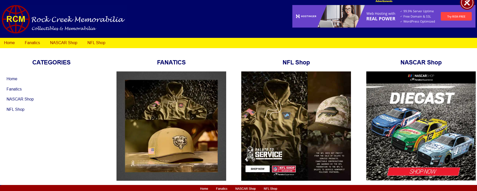 Rock Creek Memorabilia